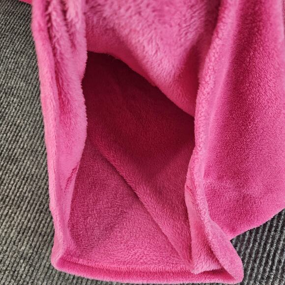 Disney Minnie Mouse Shirt Girls LARGE Pink Fleece Sleepwear Long Sleeve Graphic - Picture 13 of 13